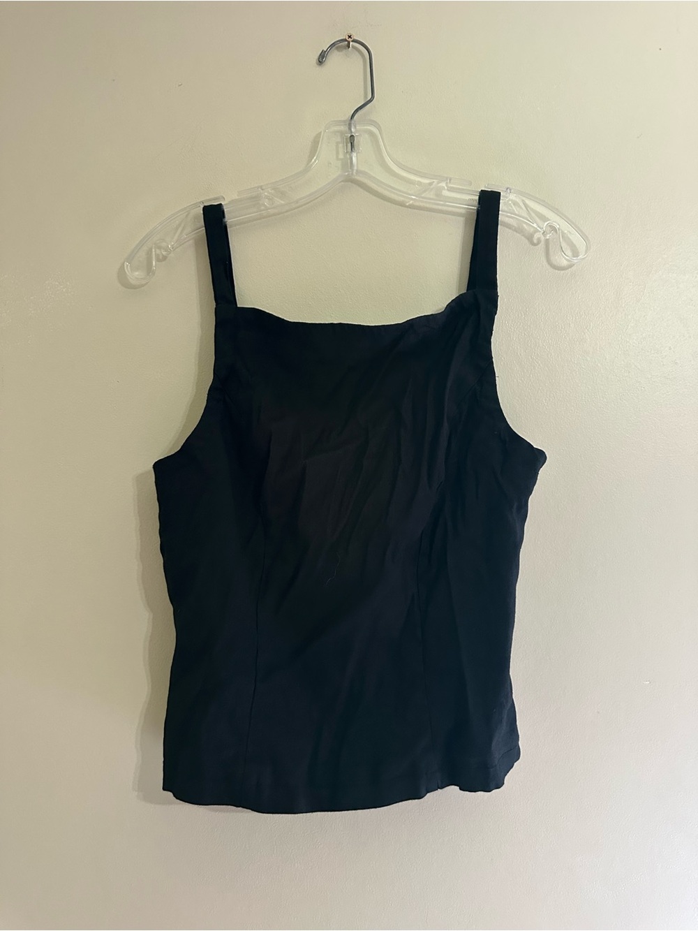 Maeve Black Square Neck Camisole Tank